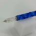 Excellent quality Sato Industrial Glass Pen in blue, handmade stationery.