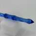 Excellent quality Sato Industrial Glass Pen in blue, handmade stationery.