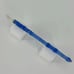 Excellent quality Sato Industrial Glass Pen in blue, handmade stationery.