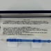 Excellent quality Sato Industrial Glass Pen in blue, handmade stationery.