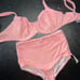 Victoria's Secret 36DDD BIKINI M high-waist bottom Lot Coral Orange terry WICKED