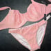 Victoria's Secret 36DDD BIKINI M high-waist bottom Lot Coral Orange terry WICKED