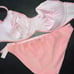 Victoria's Secret 36DDD BIKINI M high-waist bottom Lot Coral Orange terry WICKED