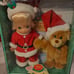 NWT!! Vintage 2000 PRECIOUS MOMENTS CHRISTMAS DOLL AND TEDDY BEAR