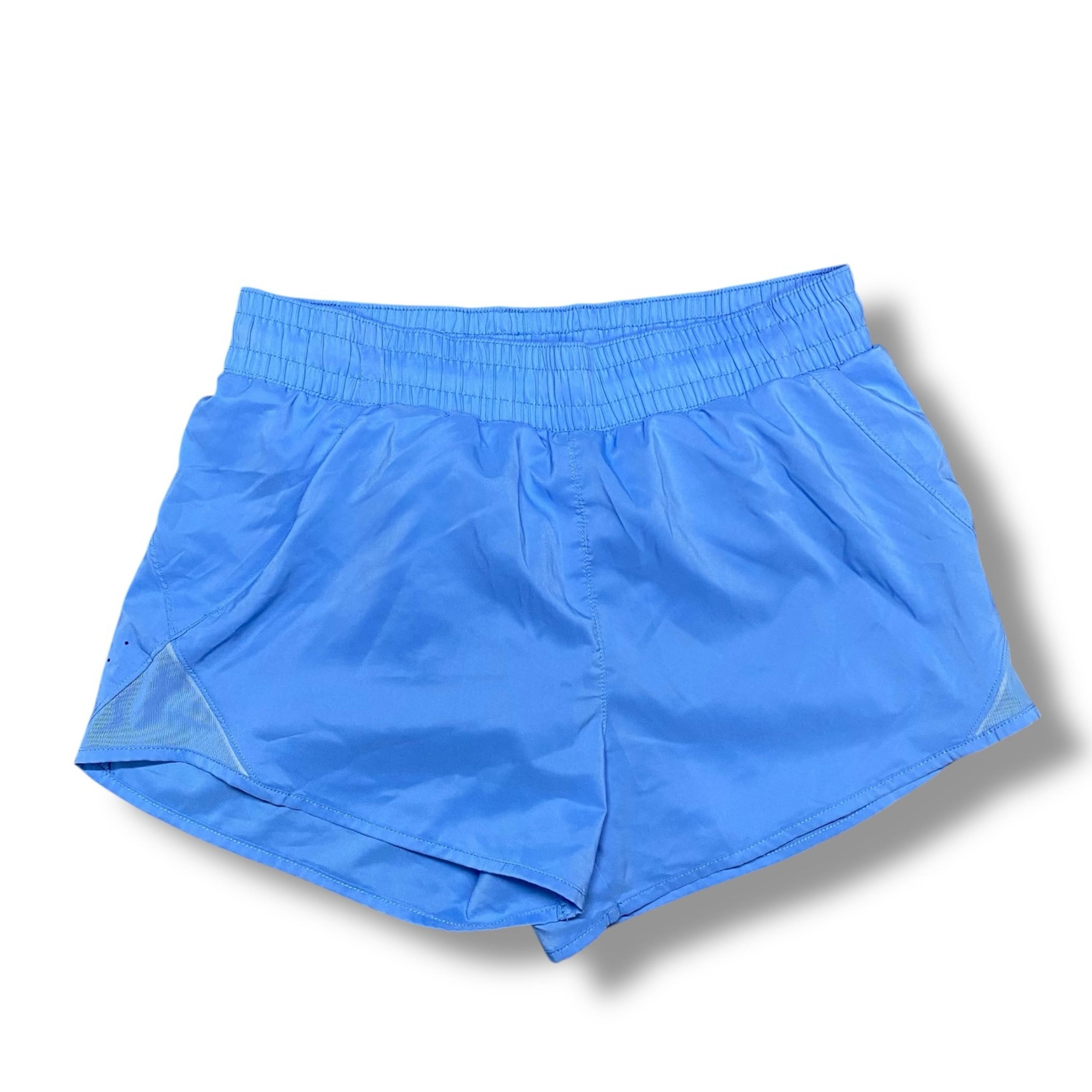 All in Motion Womens Size Small Quick Dry Mid-Rise Run Shorts in Vibrant Blue