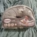 Boppy Luxe Gray Whales pillow