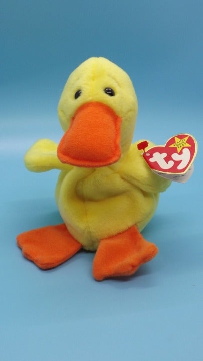 1993 Ty Quackers Beanie Babie