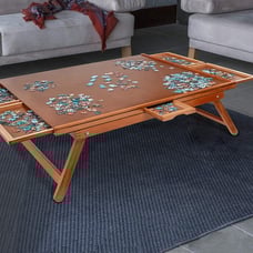 Jumbl 1500 Piece Puzzle Board, 27” x 35 Puzzle Table W/Legs