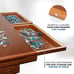 Jumbl 1500 Piece Puzzle Board, 27” x 35 Puzzle Table W/Legs