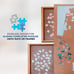 Jumbl 1500 Piece Puzzle Board, 27” x 35 Puzzle Table W/Legs