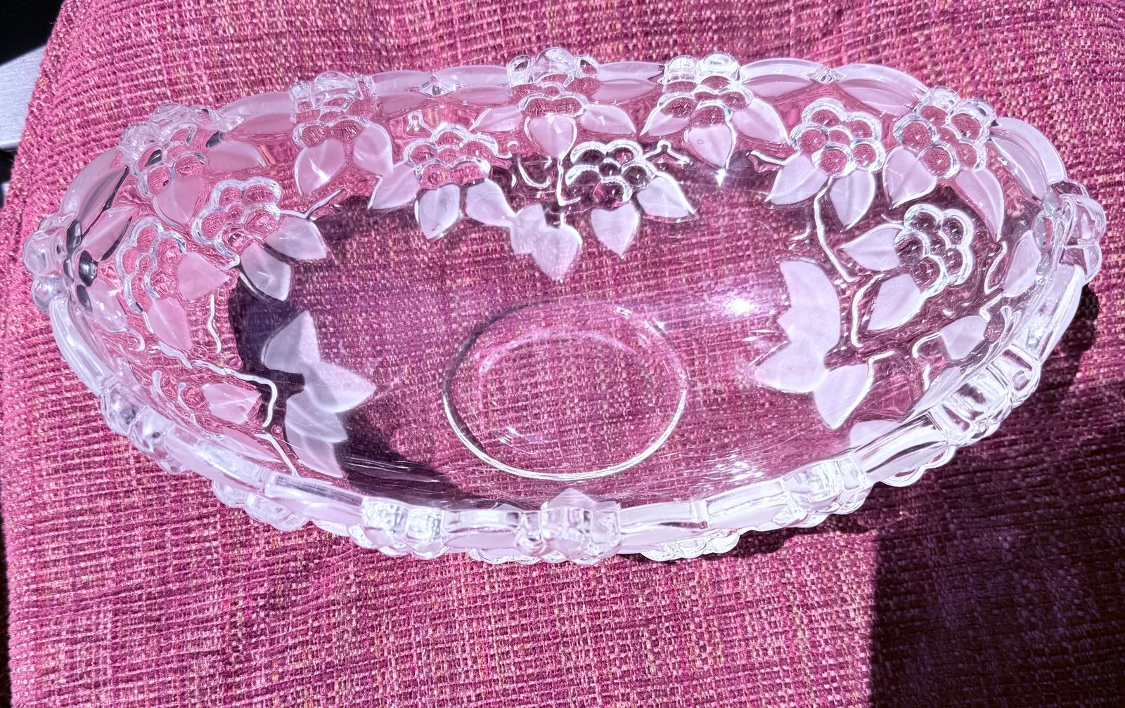 Vintage Mikasa Carmen Walther Crystal Candy Dish/Bowl