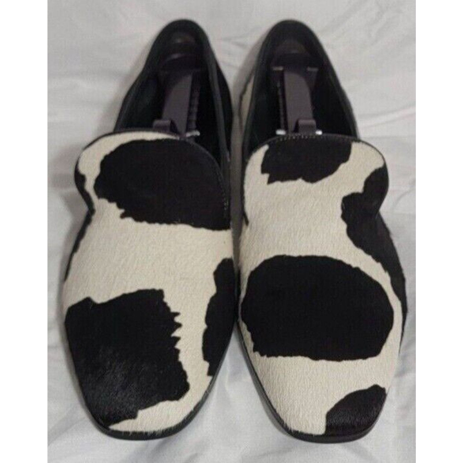 Cow Color Looking Loafers Dress Oxford Flats Sz 9