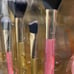 Glitz and Glam Grand Luxe Makeup Brush pink sparkle gold Set tiktok brush set