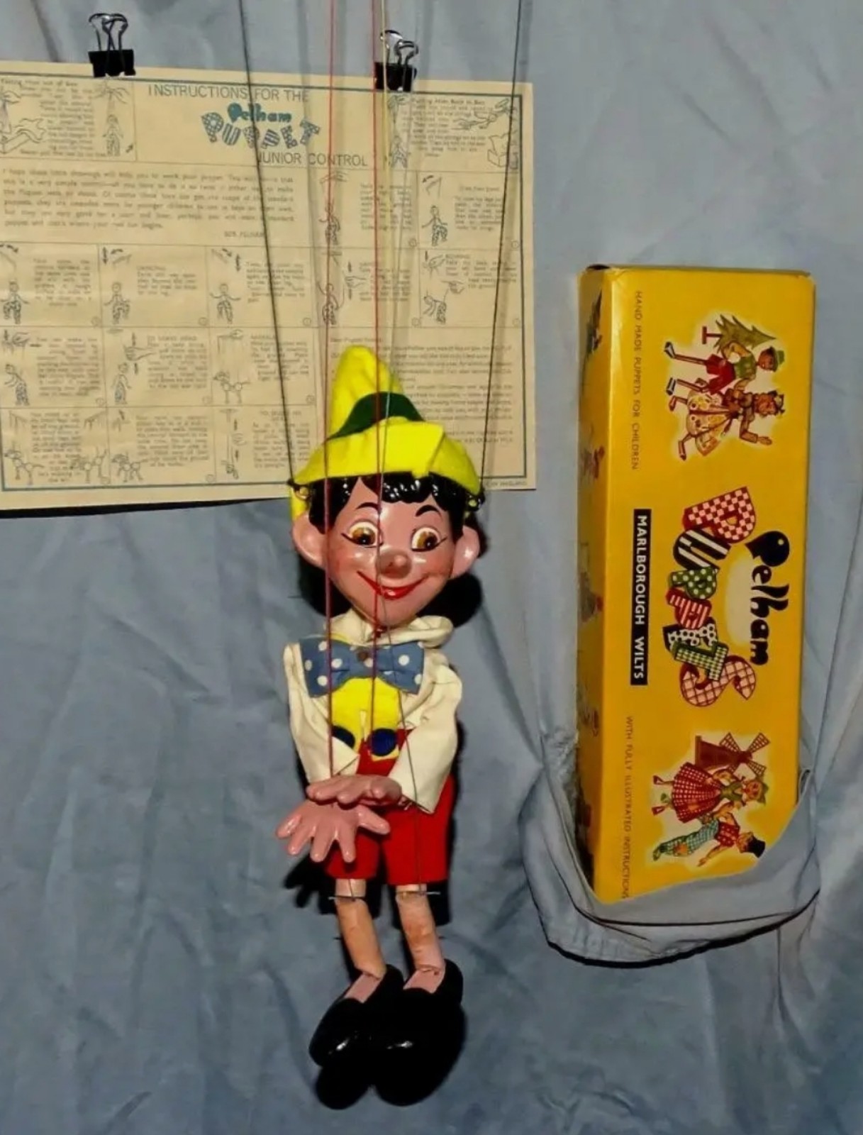 1962 Pinocchio marionette with scarce features