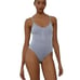 Onia Lola One-Piece Women's Scoopneck Navy & White Stripe Swimsuit Size: XS