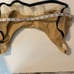 Kelle dance costume tan black bolero ruffle jacket corset crop top only MA adult