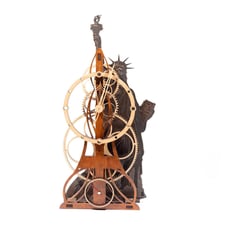 Handcrafted Wood Natural Birch Wooden Table Clock Award Winning Designer