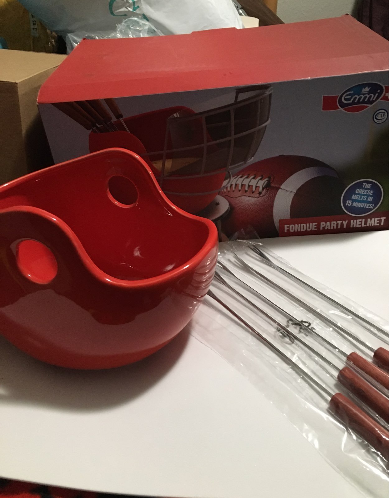Fondue Party Helmet, Football