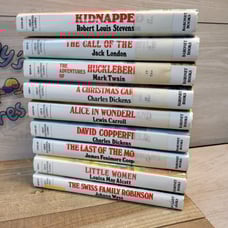 Great Illustrated Classics Hardcover Childrens Books Lot of 9 Vintage Literature