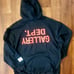 Gallery Dept Men’s Pullover Hooded Sweatshirt Black/Red Size XL