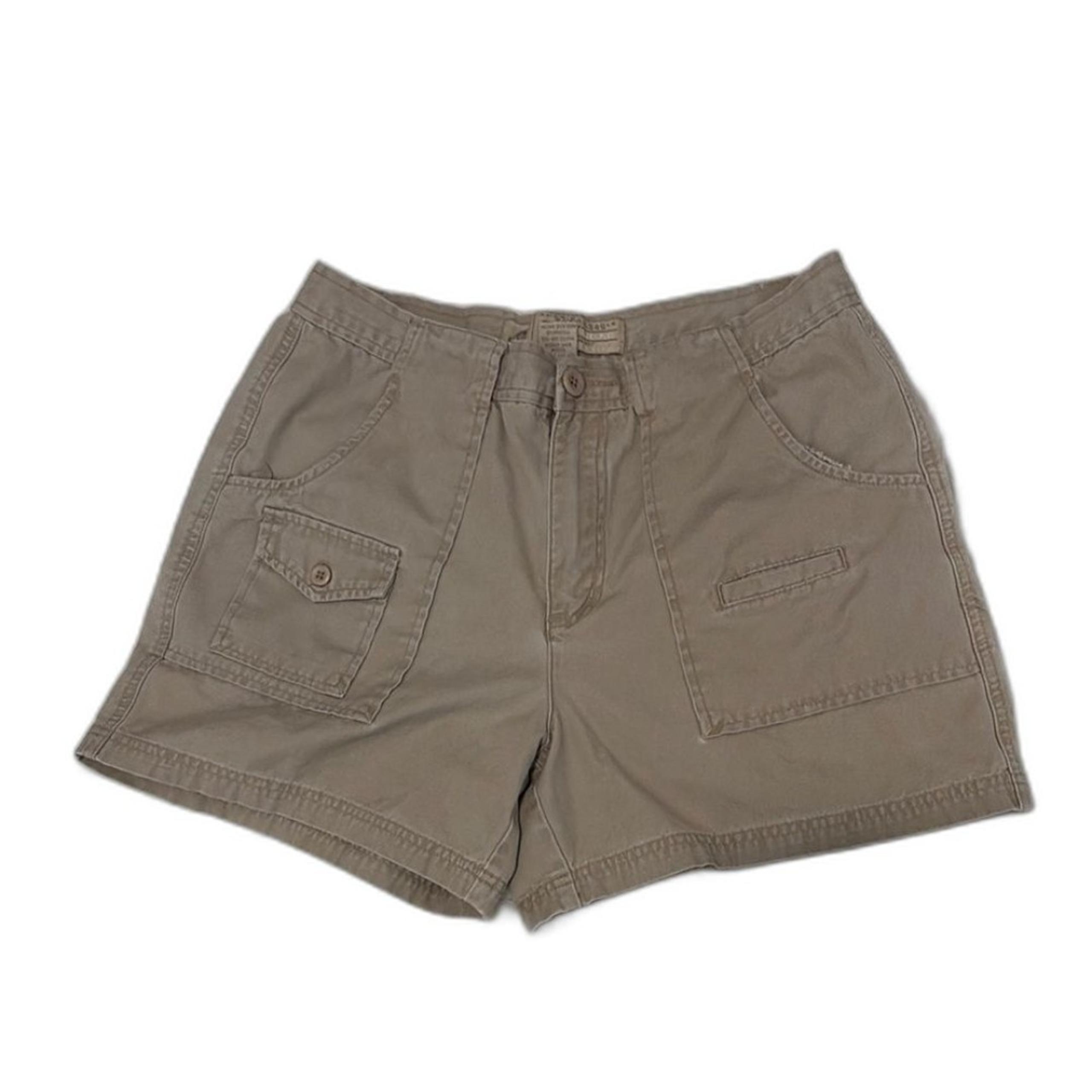 American Eagle Outfitters Women's Khaki Cargo Shorts Size 10