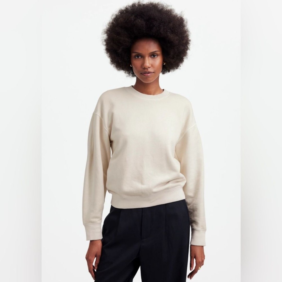 Madewell The McCarren Midweight Crewneck Sweatshirt Medium