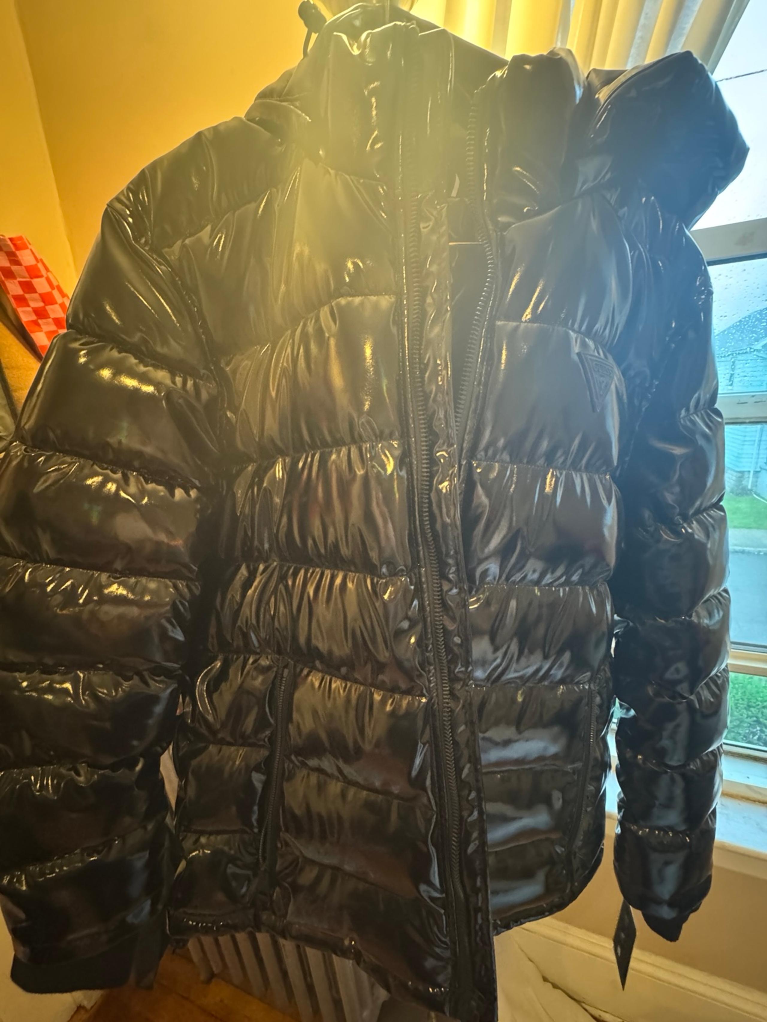 Men's Holographic Hooded Puffer Jacket