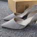 Pelle Moda Kenny Suede Heels with Scallop Trim NEW size 10