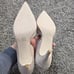 Pelle Moda Kenny Suede Heels with Scallop Trim NEW size 10