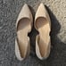 Pelle Moda Kenny Suede Heels with Scallop Trim NEW size 10