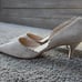 Pelle Moda Kenny Suede Heels with Scallop Trim NEW size 10
