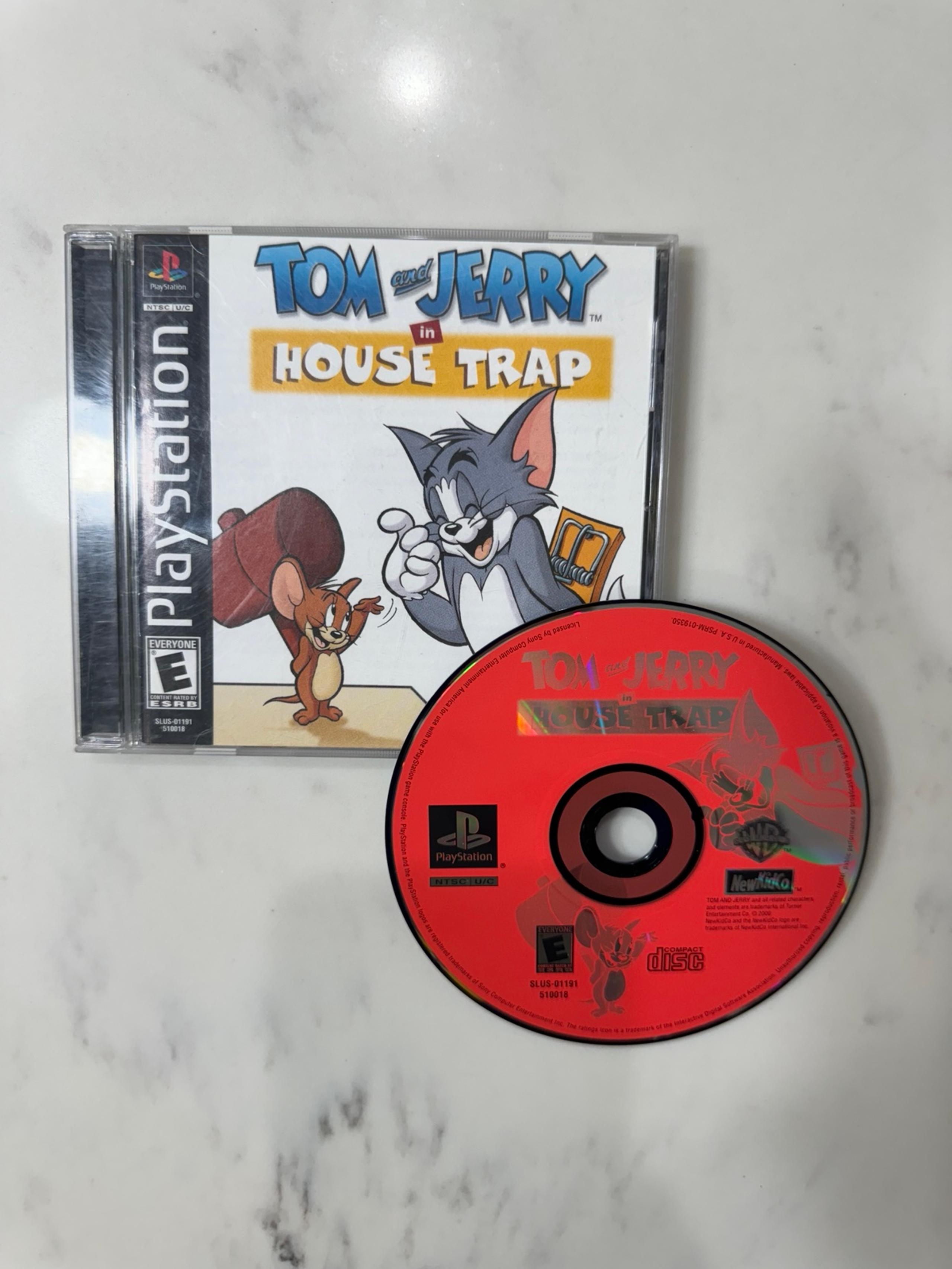 Tom and Jerry In House Trap Scratch-Less For PlayStation 1 SHIPS SAME DAY!!!