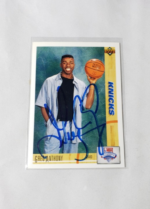 1991-92 Upper Deck AU #7 Greg Anthony RC