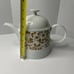 Melitta Friesland Jeverland Wiesmoor Tea Pot German Germany Brown Flower Vintage