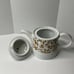 Melitta Friesland Jeverland Wiesmoor Tea Pot German Germany Brown Flower Vintage