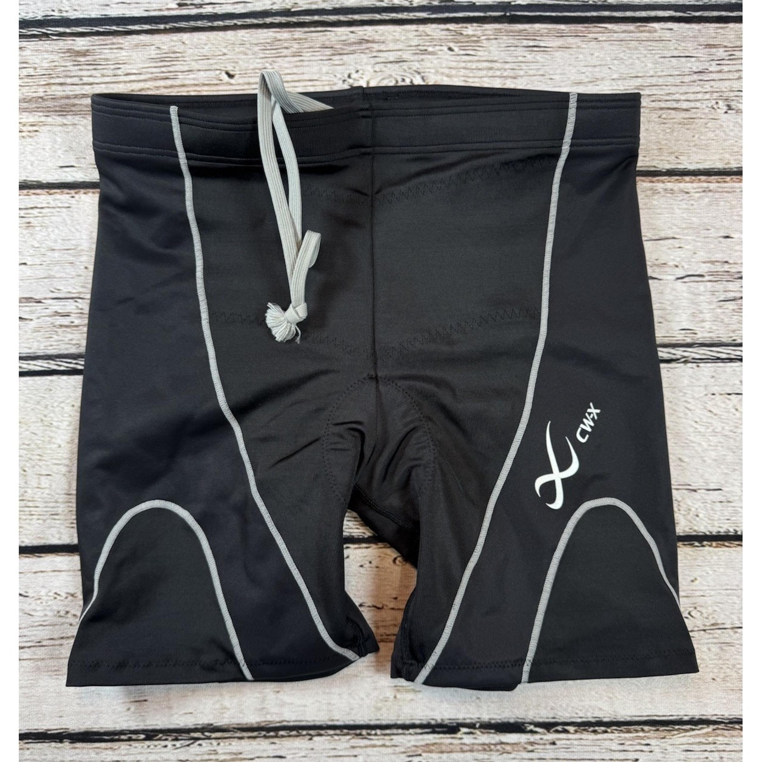 CW-X Endurance Pro Support Compress Athletic Women's Tri Shorts Lg Black 135803