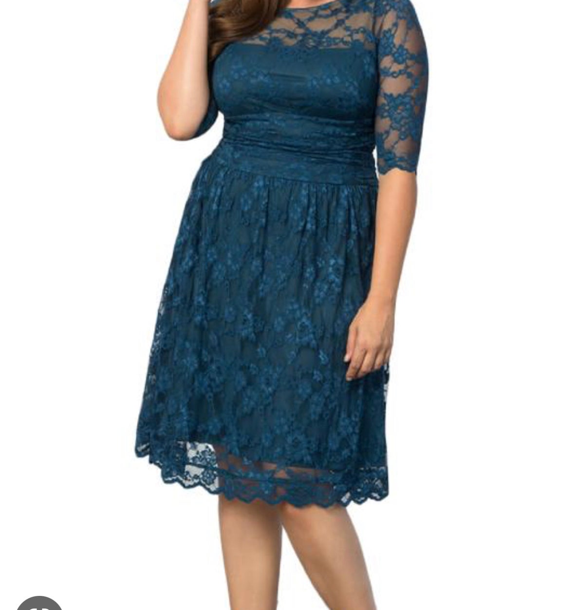 Lace cocktail or casual dress size 2 by Kiyonna