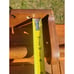 Vintage Wooden Paper Towel Holder 5”d Farmhouse Wood Hanging Holder Solid