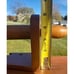 Vintage Wooden Paper Towel Holder 5”d Farmhouse Wood Hanging Holder Solid