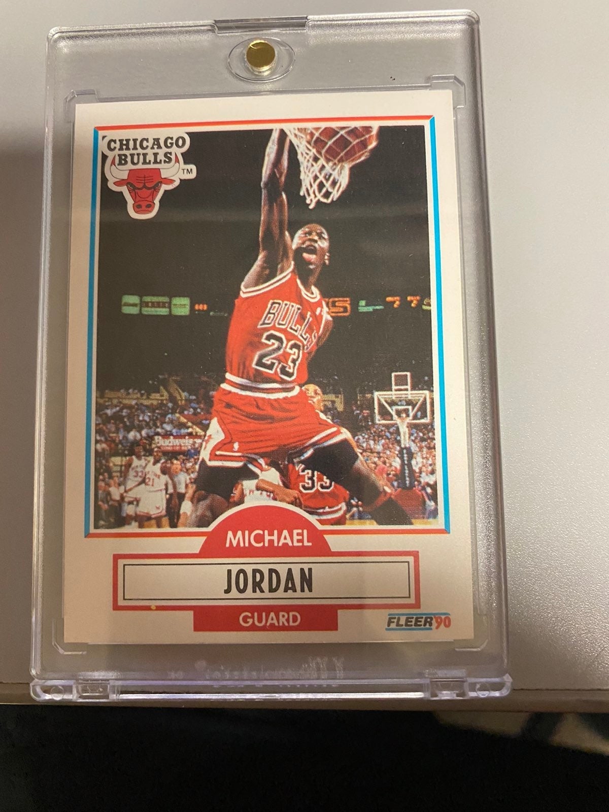 1990 Fleer Michael Jordan basketball car