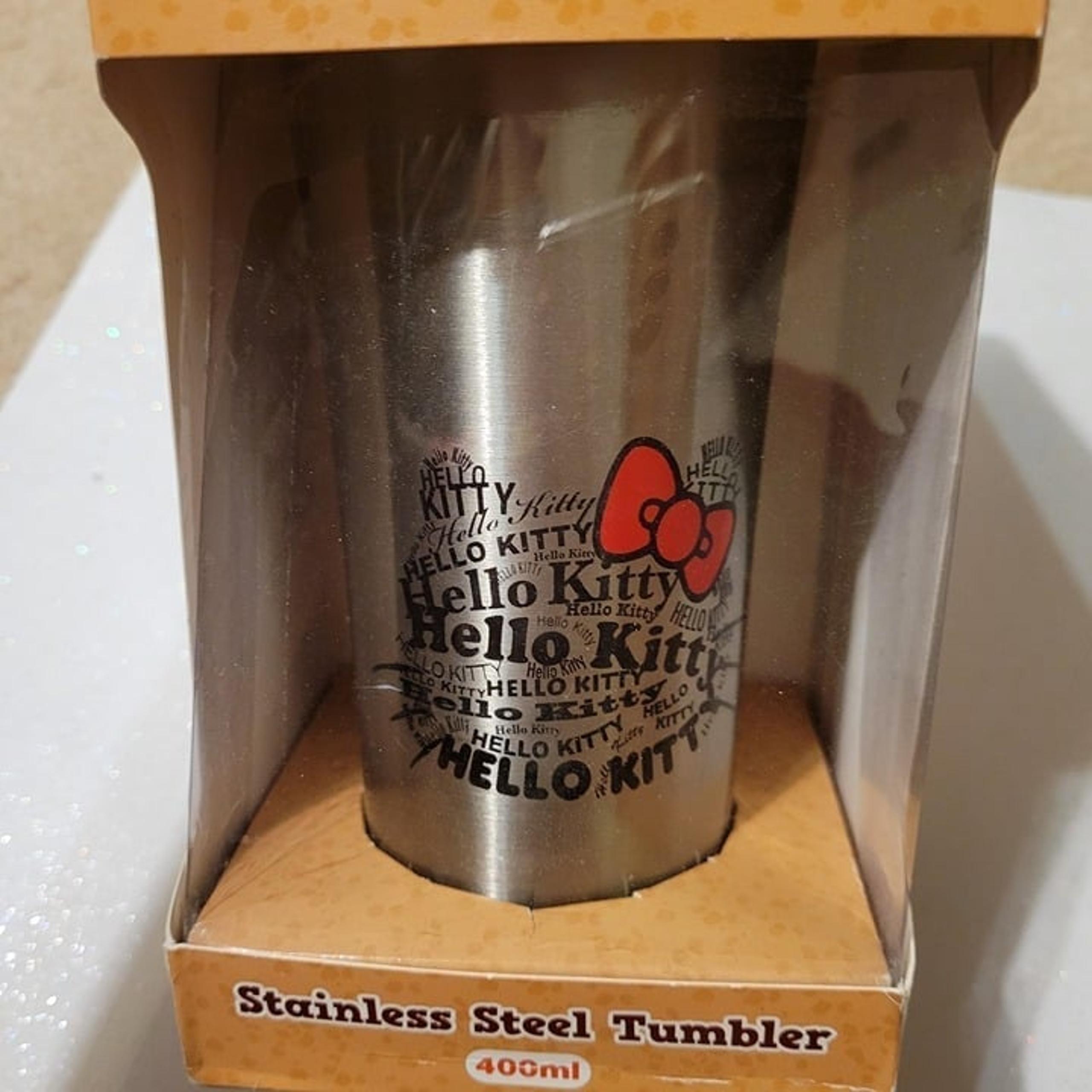 SANRIO - Vintage Hello Kitty Stainless Steel Tumbler Travel Mug (400 ml/13.5 oz)
