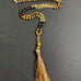 New Handmade Tigers Eye Black Tourmaline Yellow Quartz Beaded Knotted Mala