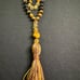 New Handmade Tigers Eye Black Tourmaline Yellow Quartz Beaded Knotted Mala