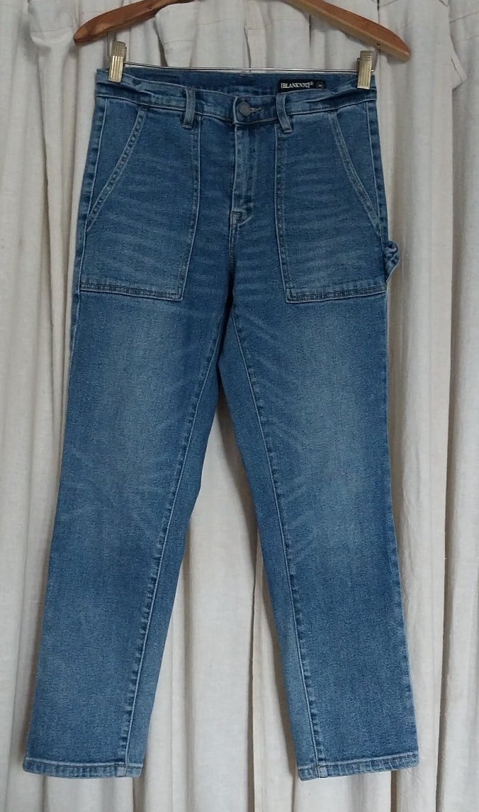 Vintage 90s Super high waisted tapered cropped Jeans!