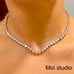 ✨✨Tennis White Gold Necklace✨✨