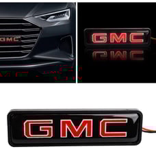GMC LED lighted grill badge universal approximately 4.5