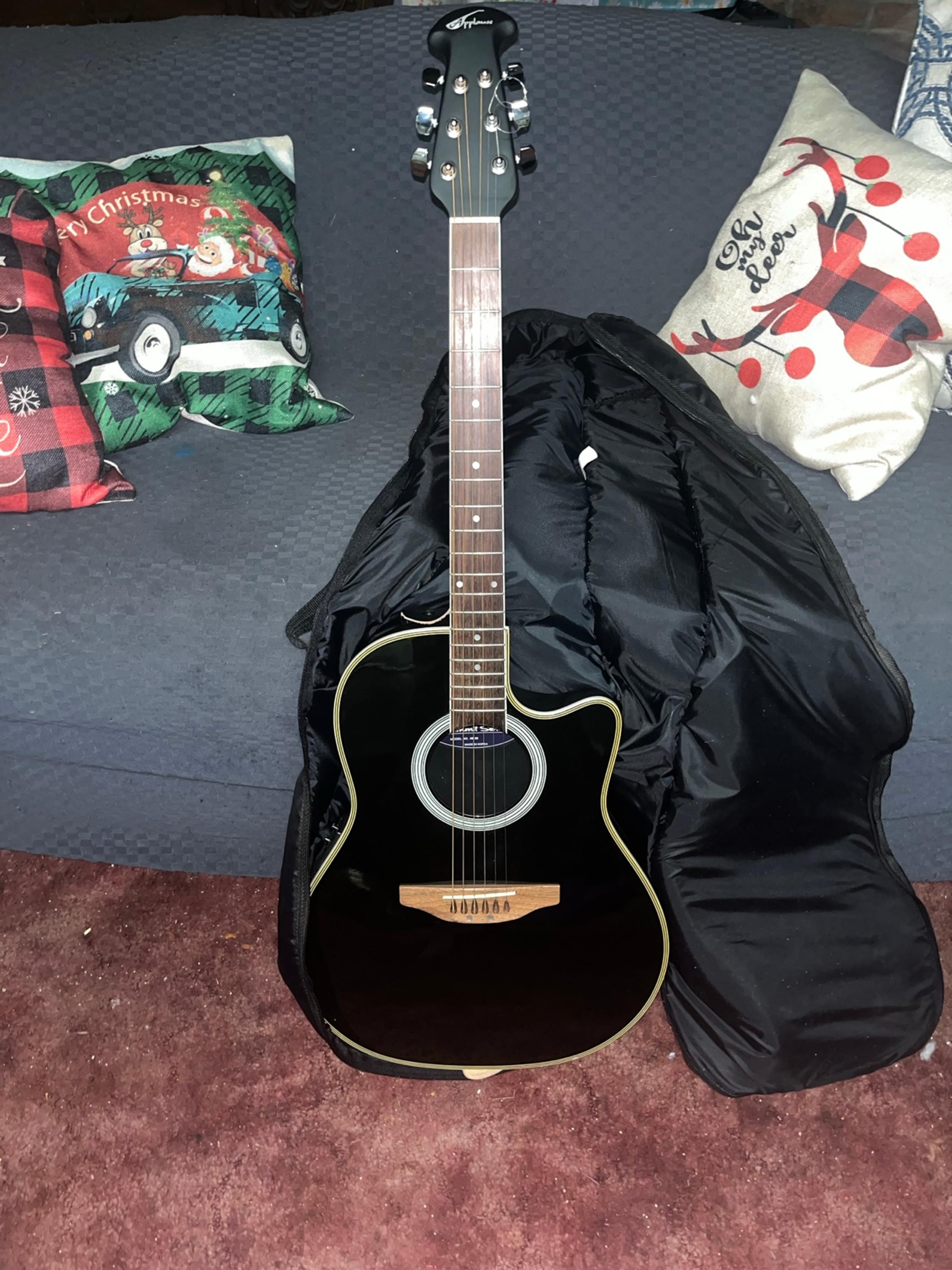 Applause AB28 Traditional Series Super Shallow Acoustic Electric Guitar.