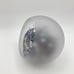 Glass paperweight with Millifiore Glass Vase floating inside - multi color