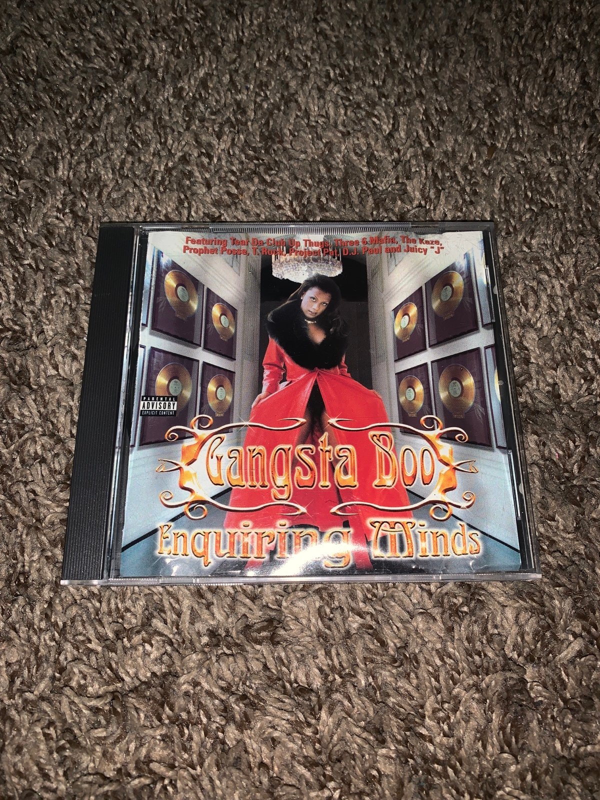 Gangsta Boo Enquirind Minds Hip Hop/Rap Music CD