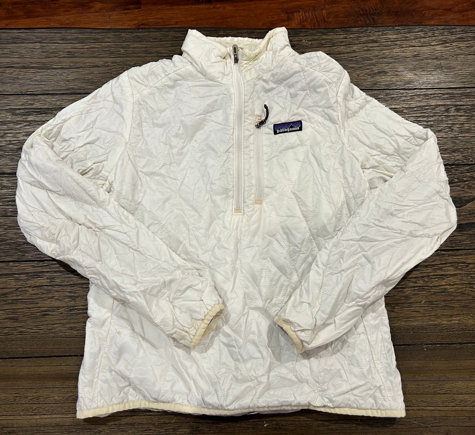 Patagonia Women's Small Nano Puff Half-Zip Pull-Over Lightweight Jacket Quilted